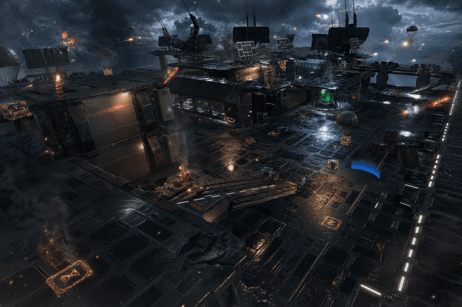 COLONY — a drop under fire